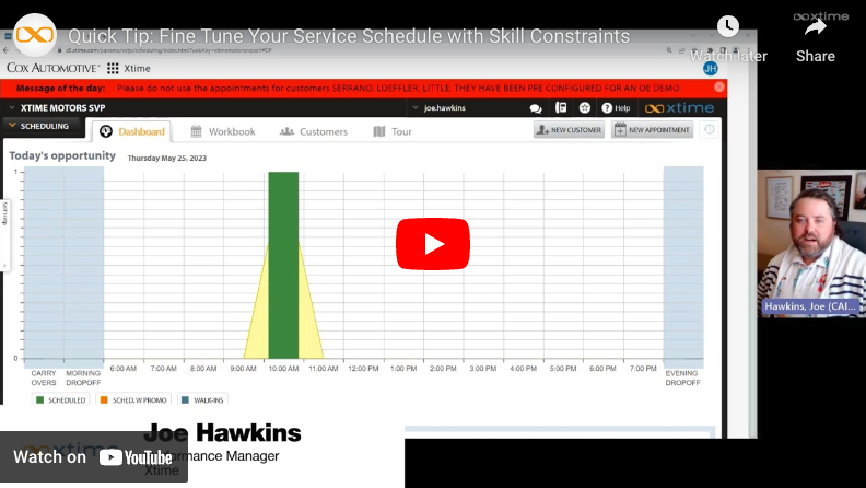 Joe Hawkins Quick Tip